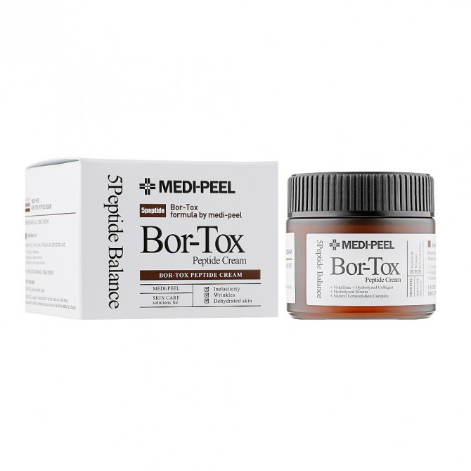 Ліфтінг-крем для обличчя з пептидним комплексом MEDI-PEEL Bor-Tox Peptide Cream 50 г купити в Україні 2