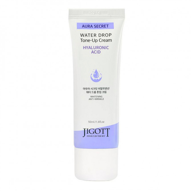 Увлажняющий крем для лица с гиалуроновой кислотой JIGOTT Aura Secret Hyaluronic Acid Water Drop Tone Up Cream 50 мл купить в Украине