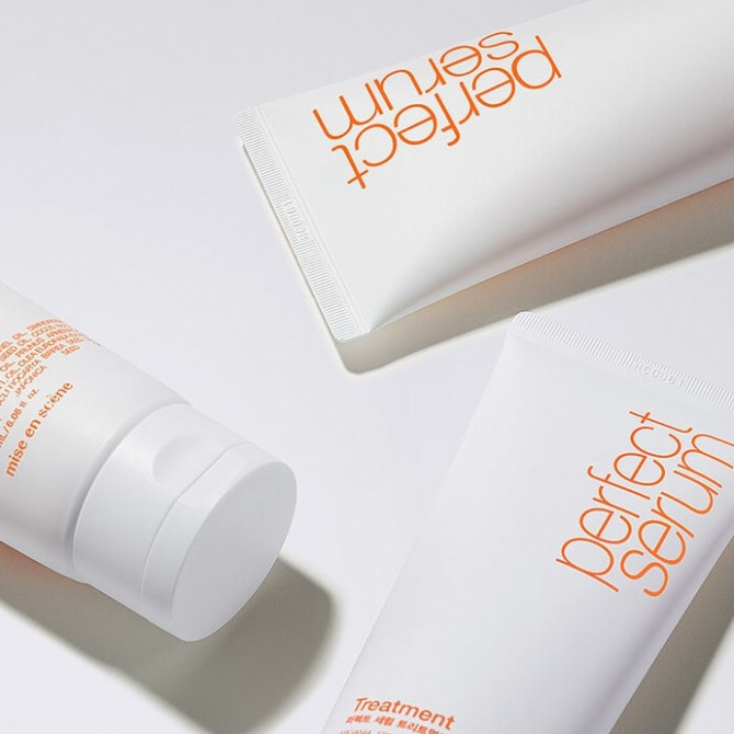 Интенсивно восстанавливающая маска для волос на основе масел MISEENSCENE Perfect Serum Treatment 180 мл купить в Украине 3
