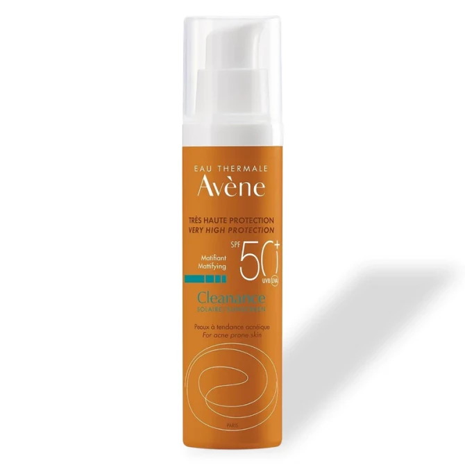 Сонцезахисний крем для жирної шкіри Avene Solaires Cleanance Sun Care SPF50+ 50 мл купити в Україні 2