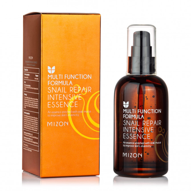 Восстанавливающая эссенция с муцином улитки, MIZON, Snail Repair Intensive Essence, 100 мл купить в Украине Восстанавливающая эссенция с муцином улитки, MIZON, Snail Repair Intensive Essence, 100 мл купить в Украине
