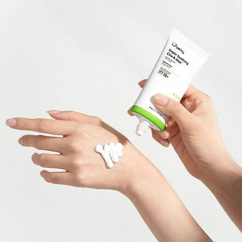 Заспокійливий сонцезахисний крем із центелою Jumiso Super Soothing Cica & Aloe Sunscreen SPF50+/PA++++ 50 мл купити в Україні 2