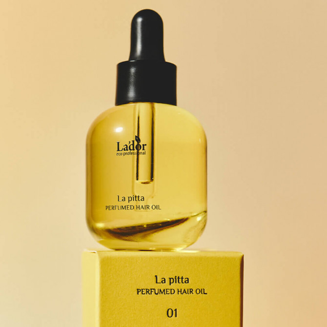 Парфумована олія для пошкодженого волосся з цитрусовим ароматом  Lador Perfumed Hair Oil 01 La Pitta 30 мл купити в Україні 3