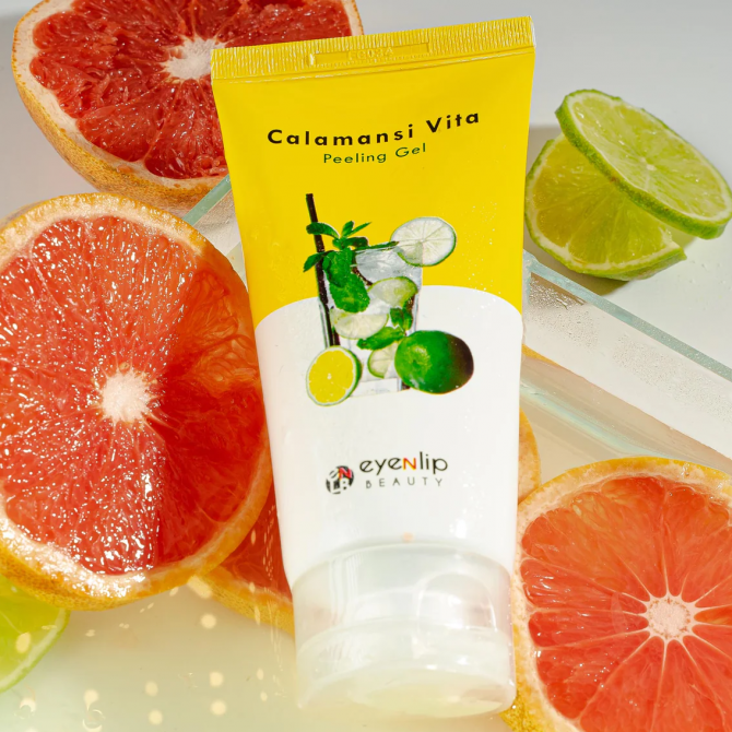 Вітамінний пілінг-скатка з екстрактом каламансі EYENLIP Calamansi Vita Peeling Gel 120 мл купити в Україні 2