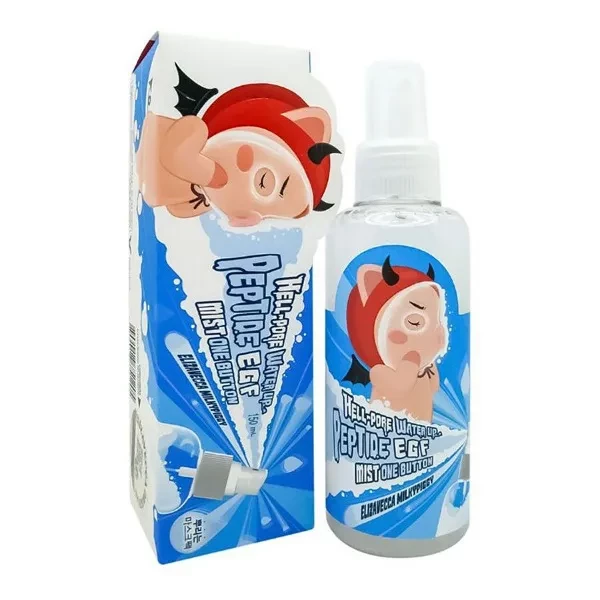 Увлажняющий мист с пептидами, Elizavecca, Milky Piggy Hell-Pore Water Up Peptide EGF Mist One Button, 150 мл купить в Украине Увлажняющий мист с пептидами, Elizavecca, Milky Piggy Hell-Pore Water Up Peptide EGF Mist One Button, 150 мл купить в Украине