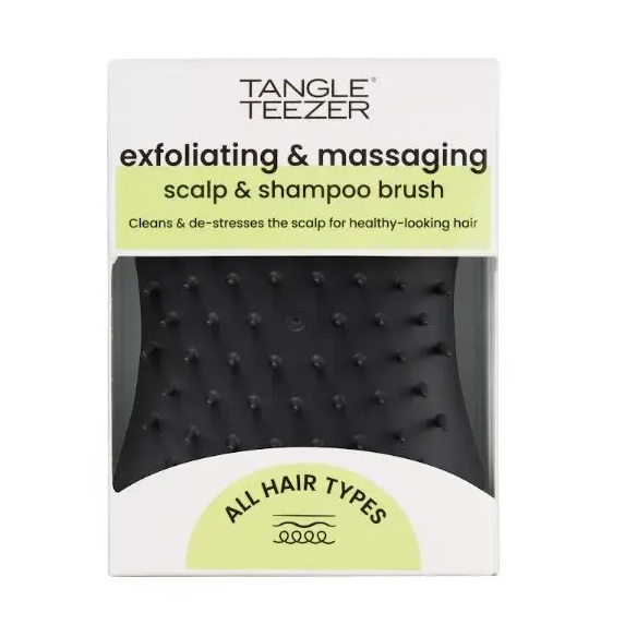 Щетка для массажа головы черная Tangle Teezer The Scalp Exfoliator and Massager Onyx Black купить в Украине 4