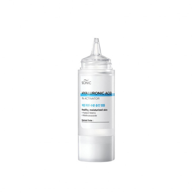 Интенсивно увлажняющая сыворотка с гиалуроновой кислотой, Scinic, Hyaluronic Acid 1% Activator, 20 мл купить в Украине Интенсивно увлажняющая сыворотка с гиалуроновой кислотой, Scinic, Hyaluronic Acid 1% Activator, 20 мл купить в Украине