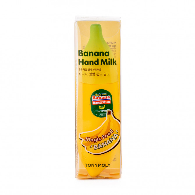 Крем-молочко для рук з екстрактом банана TONYMOLY Magic Food Banana Hand Milk 45 мл купити в Україні 2