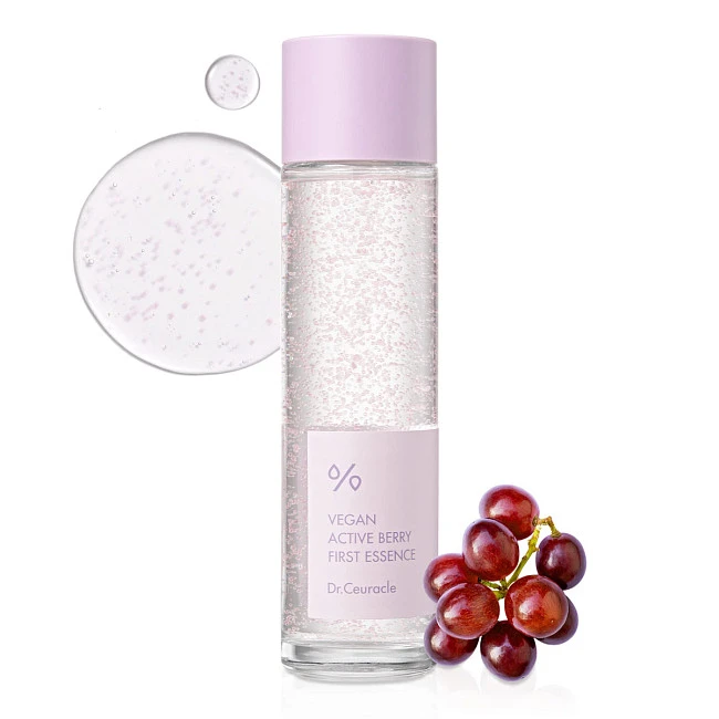 Есенція з ресвератролом та екстрактом журавлини Dr.Ceuracle Vegan Active Berry First Essence 2 мл купити в Україні 2