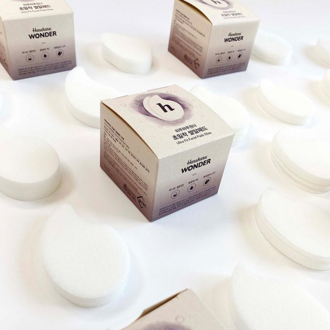 Ультратонкие ватные диски Haruharu WONDER Ultra Fit Facial Pads 50 шт купить в Украине 2