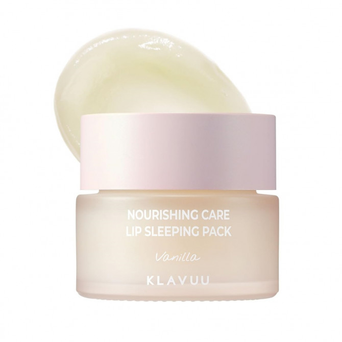 Ночная питательная маска для губ Ваниль KLAVUU Nourishing Care Lip Sleeping Pack Vanilla 20 г купить в Украине 2