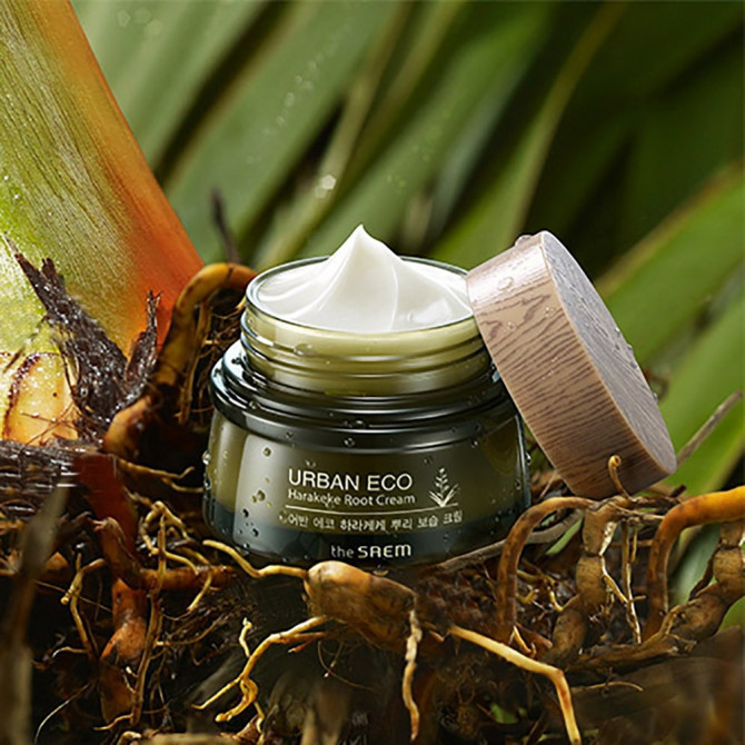 Питательный крем с корнем новозеландского льна The SAEM Urban Eco Harakeke Root Cream 60 мл купить в Украине 2