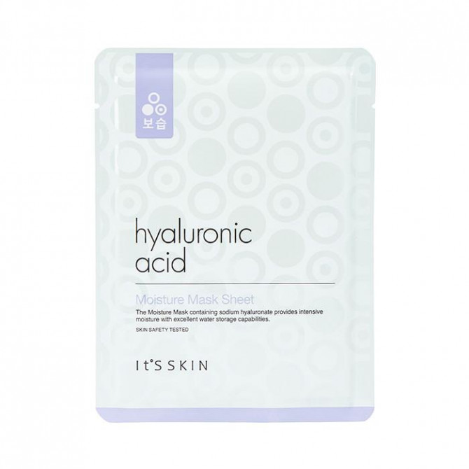 Увлажняющая тканевая маска с гиалуроновой кислотой, IT'S SKIN, Hyaluronic Acid Moisture Mask Sheet купить в Украине Увлажняющая тканевая маска с гиалуроновой кислотой, IT'S SKIN, Hyaluronic Acid Moisture Mask Sheet купить в Украине