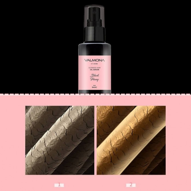 Сироватка для волосся з чорною півонією VALMONA Ultimate Hair Oil Serum Black Peony 100 мл купити в Україні 2