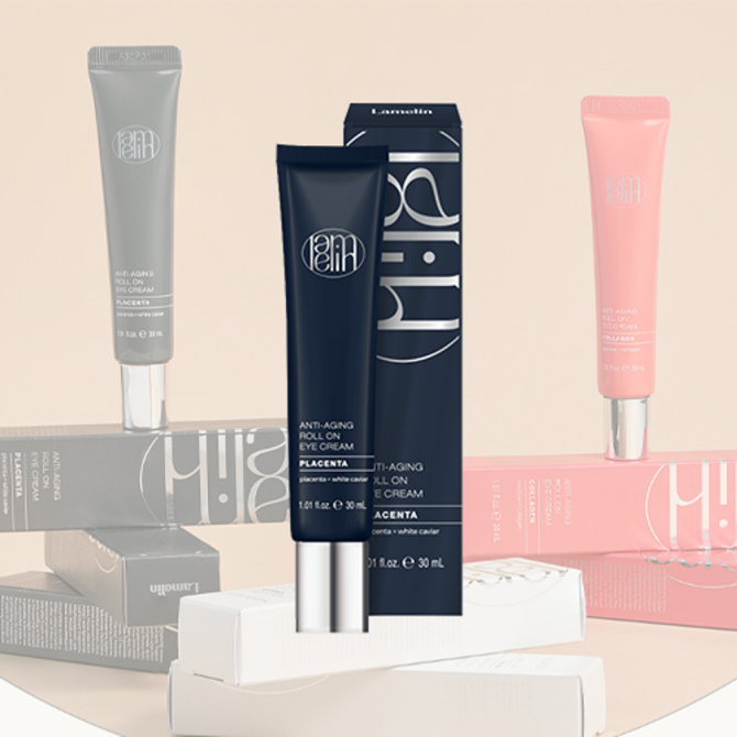 Антивіковий крем для повік з фітоплацентою Lamelin Anti Aging Roll On Eye Cream Placenta 30 мл купити в Україні 3