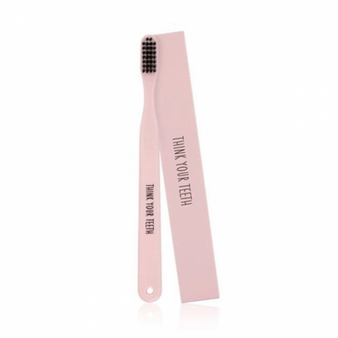 Зубная щетка розовая, VT Cosmetics, Think Your Teeth Toothbrush купить в Украине Зубная щетка розовая, VT Cosmetics, Think Your Teeth Toothbrush купить в Украине