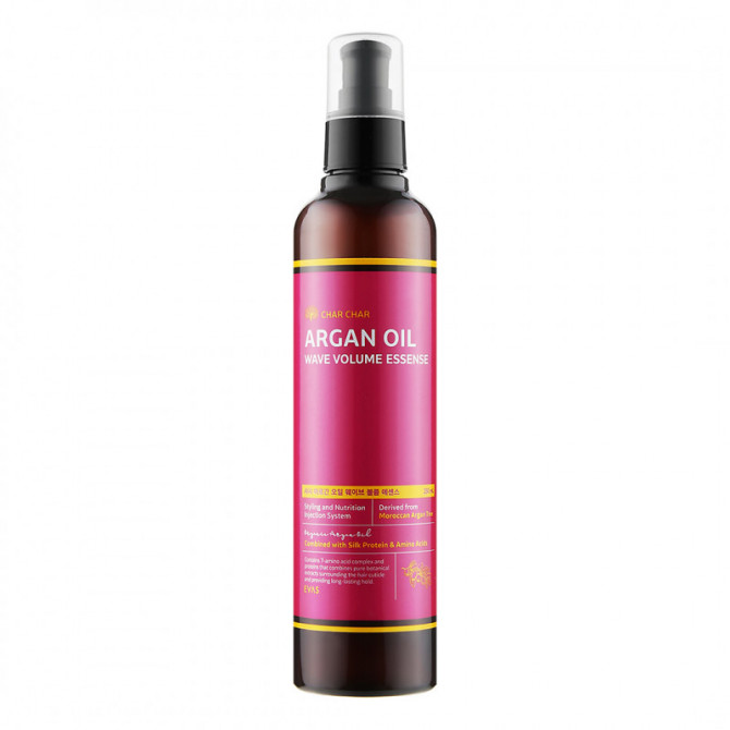 Есенція для волосся з аргановим маслом Char Char Argan Oil Wave Volume Essense 250 мл купити в Україні