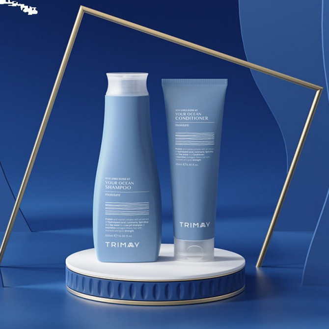 Бессульфатный увлажняющий шампунь с морским комплексом Trimay Your Ocean Shampoo 500 мл купить в Украине 2