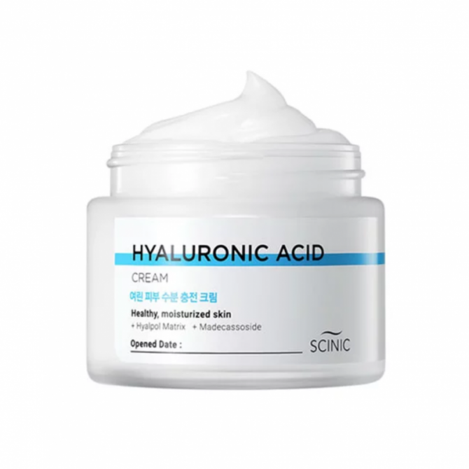 Интенсивно увлажняющий крем с гиалуроновой кислотой, Scinic, Hyaluronic Acid Cream, 80 мл купить в Украине Интенсивно увлажняющий крем с гиалуроновой кислотой, Scinic, Hyaluronic Acid Cream, 80 мл купить в Украине