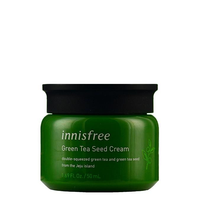 Увлажняющий крем для лица с зеленым чаем, Innisfree, Green Tea Seed Cream, 50 мл купить в Украине Увлажняющий крем для лица с зеленым чаем, Innisfree, Green Tea Seed Cream, 50 мл купить в Украине