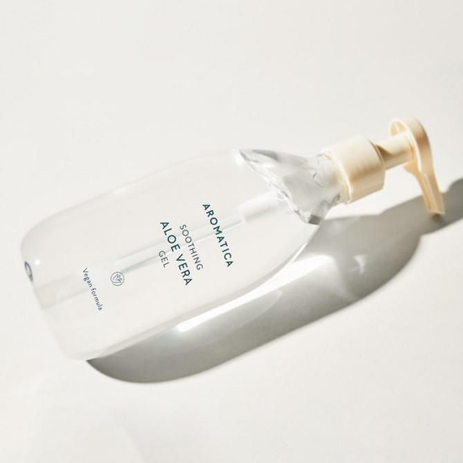 Органічний зволожуючий гель з алое вера AROMATICA Organic Aloe Vera Gel 500 мл купити в Україні 2