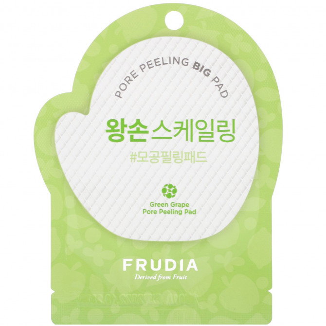 Пилинг-пэд с экстрактом зеленого винограда, FRUDIA, Green Grape Pore Peeling Pad, 1 шт купить в Украине Пилинг-пэд с экстрактом зеленого винограда, FRUDIA, Green Grape Pore Peeling Pad, 1 шт купить в Украине