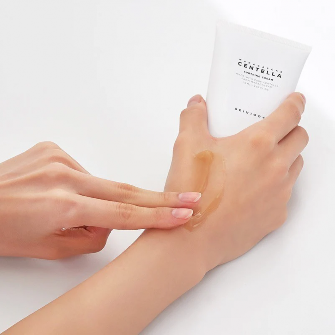 Заспокійливий крем з екстрактом мадагаскарської центели SKIN1004 Madagascar Centella Soothing Cream 75 мл купити в Україні 2