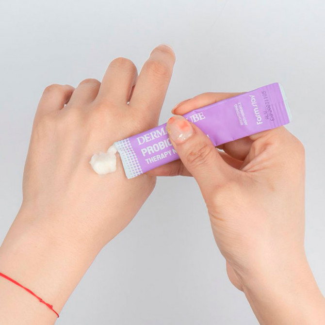 Восстанавливающий крем с пробиотиками FarmStay Dermacube Probiotics Therapy Night Cream 4 мл купить в Украине 2