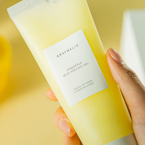 М'який пілінг-скатка з екстрактом ананаса Graymelin Pineapple Mild Peeling Gel 100 мл купити в Україні 4