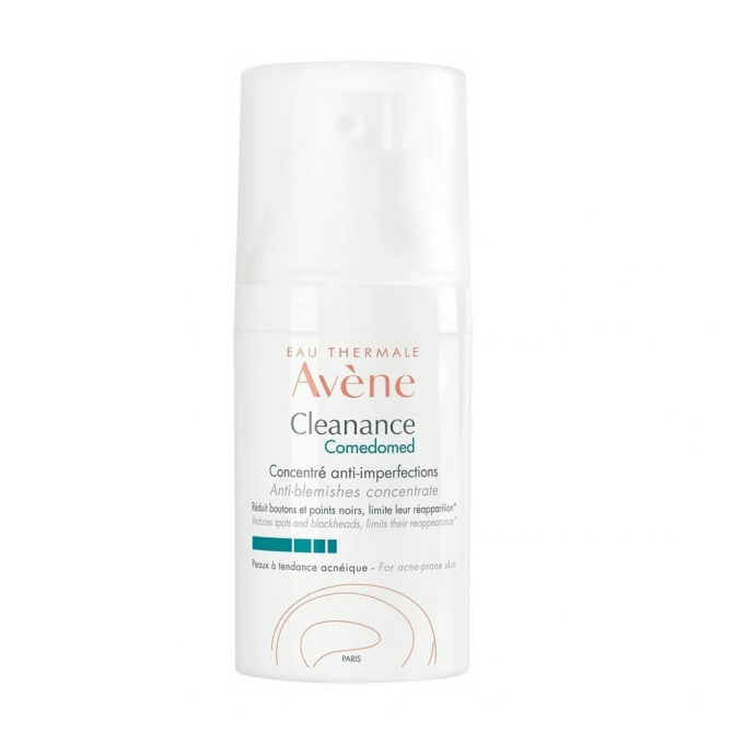 Заспокійливий та звужуючий пори концентрат для обличчя Avene Cleanance Comedomed Anti-Blemishes Concentrate 30 мл купити в Україні 2