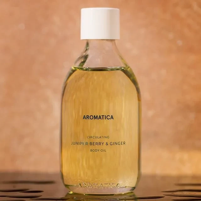 Масло для тіла з імбиром і ялівцем AROMATICA Circulating Body Oil_Juniper Berry & Ginger 100 мл купити в Україні 2