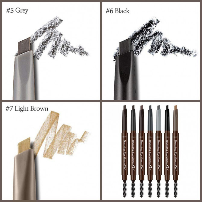 Карандаш для бровей черный ETUDE HOUSE Drawing Eye Brow #6 Black купить в Украине 2
