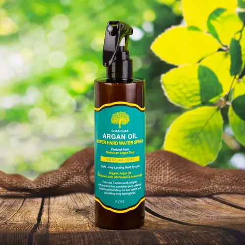 Спрей для укладання волосся з аргановим маслом Char Char Argan Oil Super Hard Water Spray 250 мл купити в Україні 2