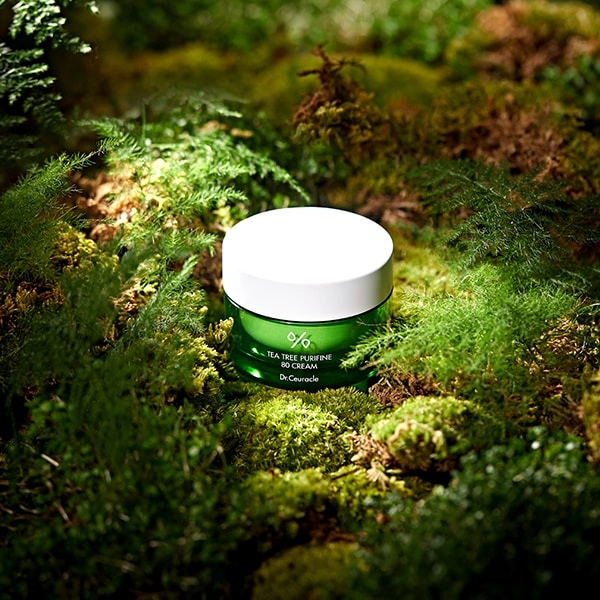 Зволожуючий крем для обличчя із екстрактом чайного дерева Dr. Ceuracle Tea Tree Purifine 80 Cream 50 мл купити в Україні 4