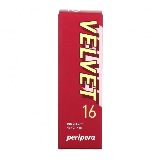 Матовый тинт для губ Peripera New Ink The Velvet #16 Heart Fuchsia Pink купить в Украине 3