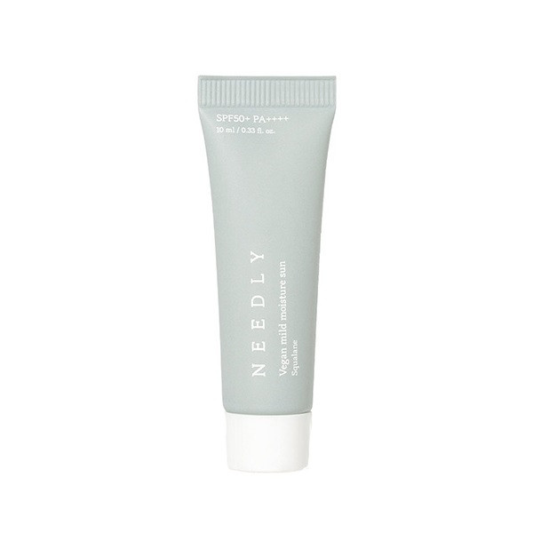 Зволожуючий сонцезахисний крем з рослинним скваланом Needly Vegan Mild Moisture Sun SPF 50+ PA++++ 10 мл купити в Україні