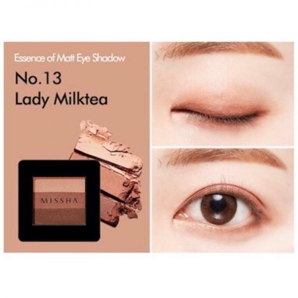 Тени для век MISSHA Triple Shadow #13 Lady Milk Tea купить в Украине 2