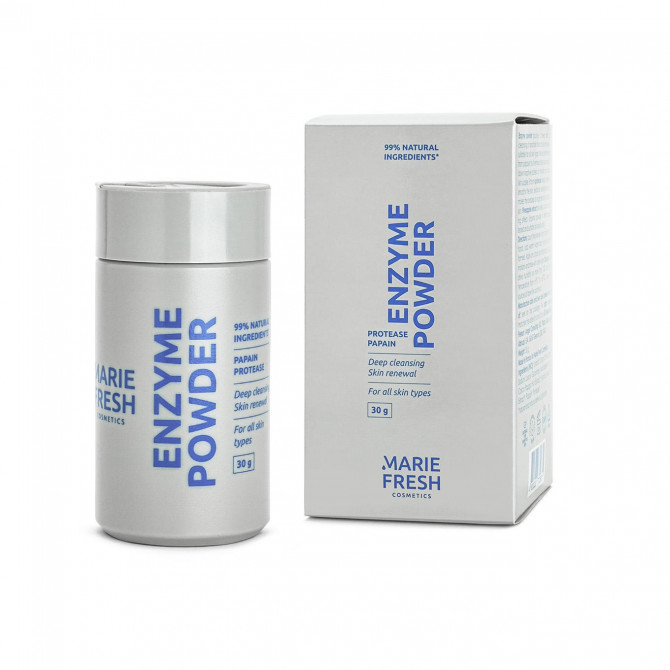 Ензимна пудра для всіх типів шкіри Marie Fresh Cosmetics Enzyme Powder 30 г купити в Україні 2