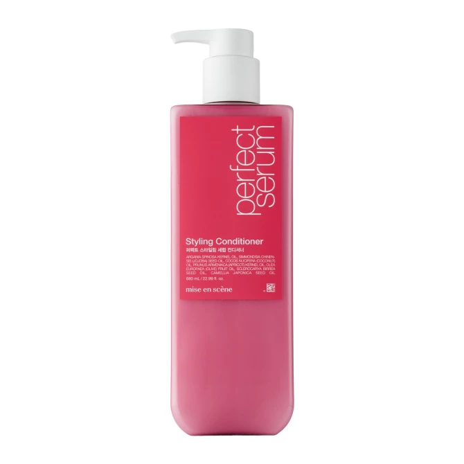 Восстанавливающий кондиционер для придания объема волосам MISEENSCENE Perfect Styling Serum Conditioner 680 мл купить в Украине