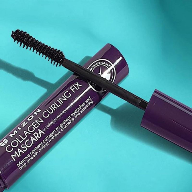 Водостойкая тушь с коллагеном MIZON Collagen Curling Fix Mascara 6 г купить в Украине 4