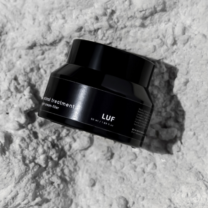 Антивіковий нічний крем-філер з ретинолом та пептидами LUF Retinol Treatment Night Cream-Filler 50 мл купити в Україні 2
