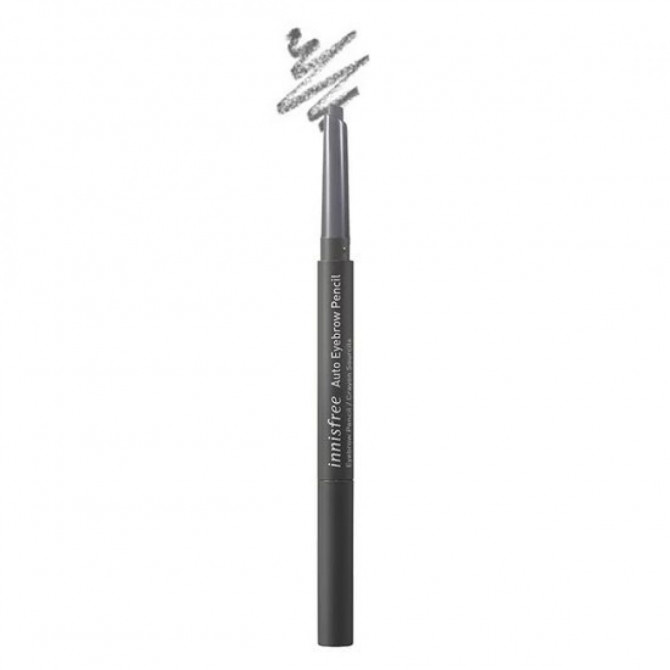 Карандаш для бровей, серый, Innisfree, Auto Eyebrow Pencil, #3 Gray купить в Украине Карандаш для бровей, серый, Innisfree, Auto Eyebrow Pencil, #3 Gray купить в Украине