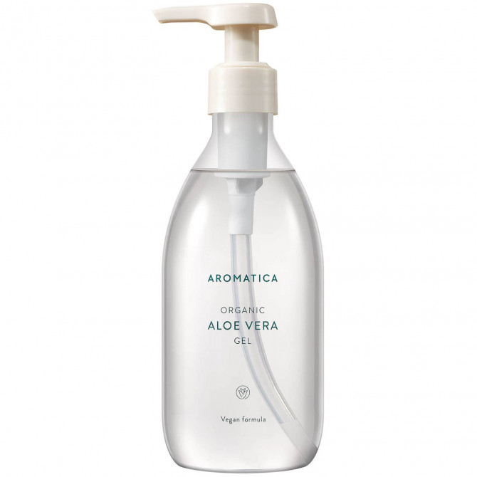 Органічний зволожуючий гель з алое вера AROMATICA Organic Aloe Vera Gel 500 мл купити в Україні