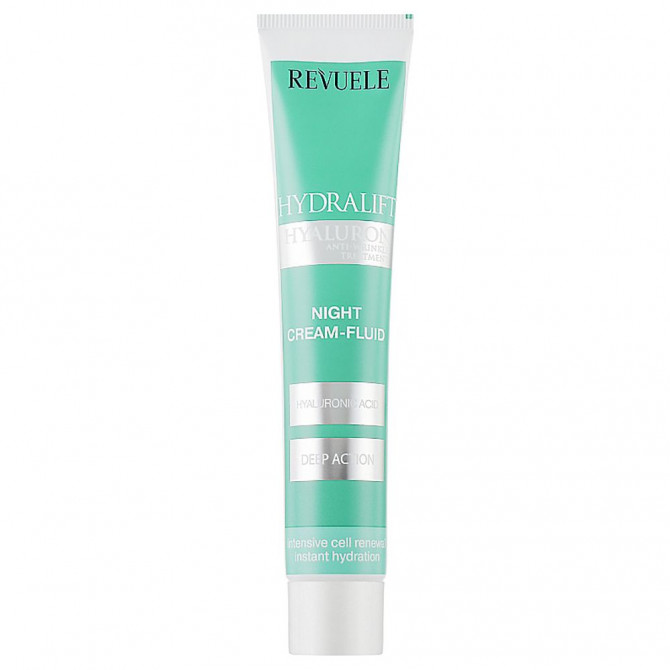 Увлажняющий ночной крем-флюид Revuele Hydralift Hyaluron Night Cream Fluid 50 мл купить в Украине 2