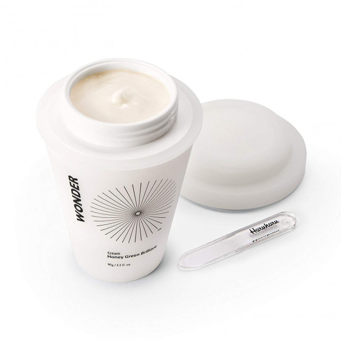 Осветляющий крем с экстрактом зеленого чая и медомHaruharu WONDER Honey Green Brilliant Cream 90 г купить в Украине 2