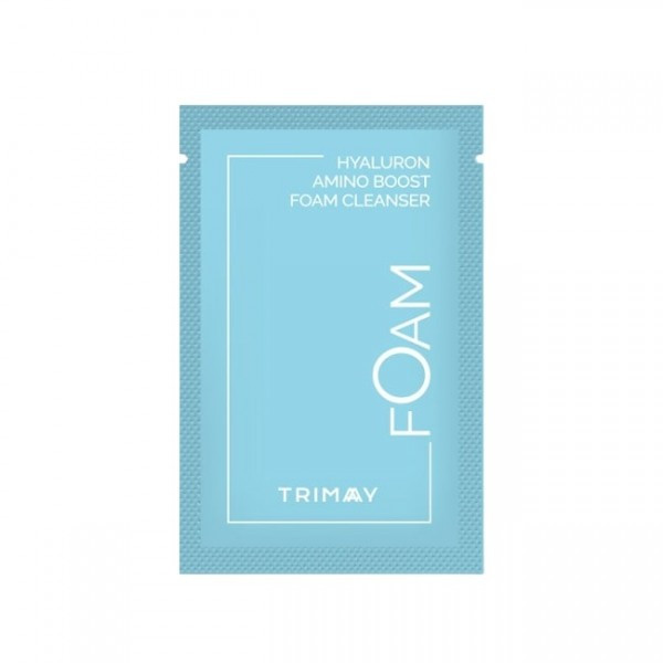 Очищаюча пінка з гіалуроновою кислотою та амінокислотами Trimay Hyaluron Amino Boost Foam Cleanser 1.5 мл (пробник) купити в Україні