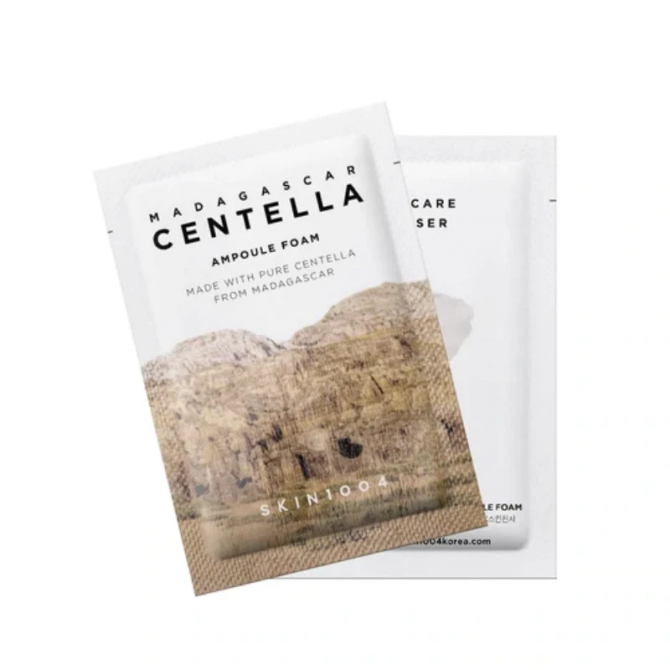 Слабокислотна пінка з екстрактом мадагаскарської центели SKIN1004 Madagascar Centella Ampoule Foam 1.5 мл (пробник) купити в Україні