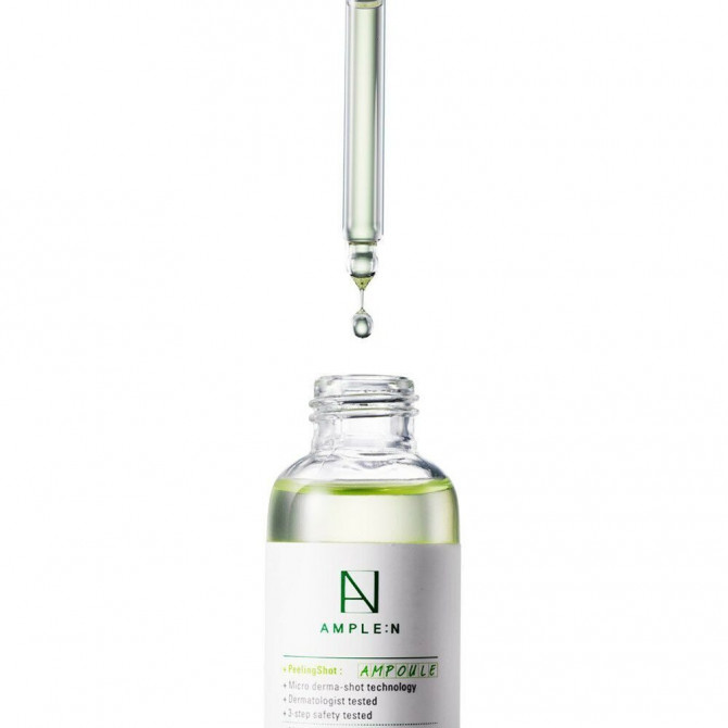 Пілінг-сироватка з кислотами AMPLE N Peeling Shot Ampoule 30 мл купити в Україні 3