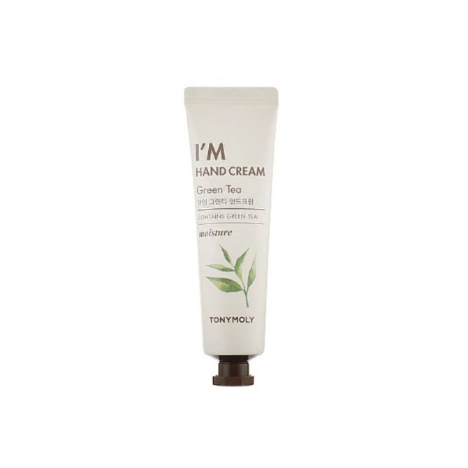 Увлажняющий крем для рук с зеленым чаем, TONYMOLY, New I'm Hand Cream, Green Tea, 30 мл купить в Украине Увлажняющий крем для рук с зеленым чаем, TONYMOLY, New I'm Hand Cream, Green Tea, 30 мл купить в Украине