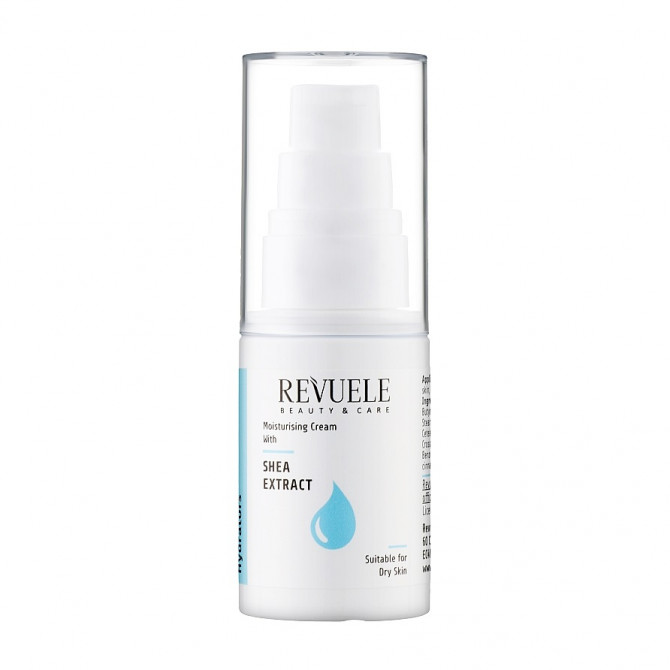 Увлажняющий крем с маслом ши для сухой кожи Revuele Moisturizing Cream With Shea Extract 30 мл купить в Украине 2